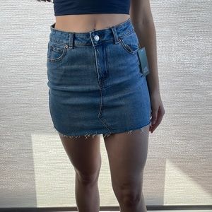 NWT high waist denim skirt size 2